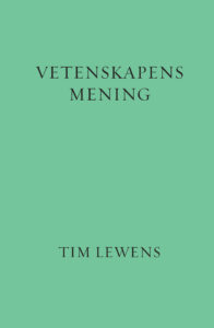 Bokomslag - Vetenskapens mening