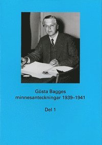 Bokomslag - Gösta Bagges minnesanteckningar