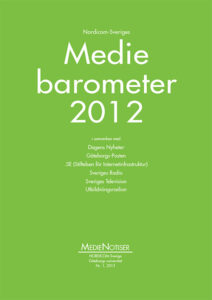 Bokomslag - Mediebarometer 2012