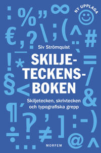 Bokomslag - Skiljeteckensboken
